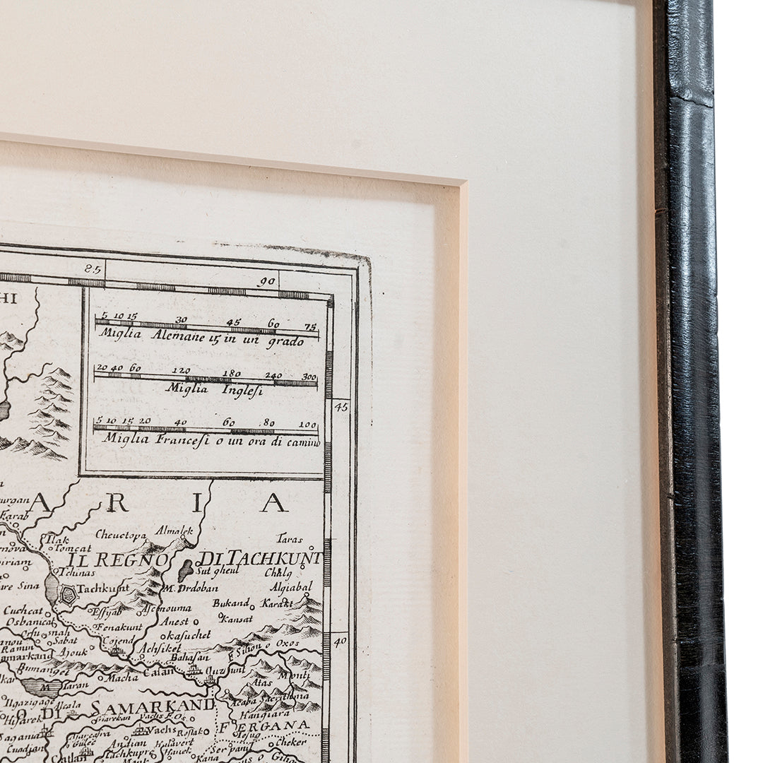 1740 Copper Engraved Map of The Kingdom of Persia by Isaac Tirion