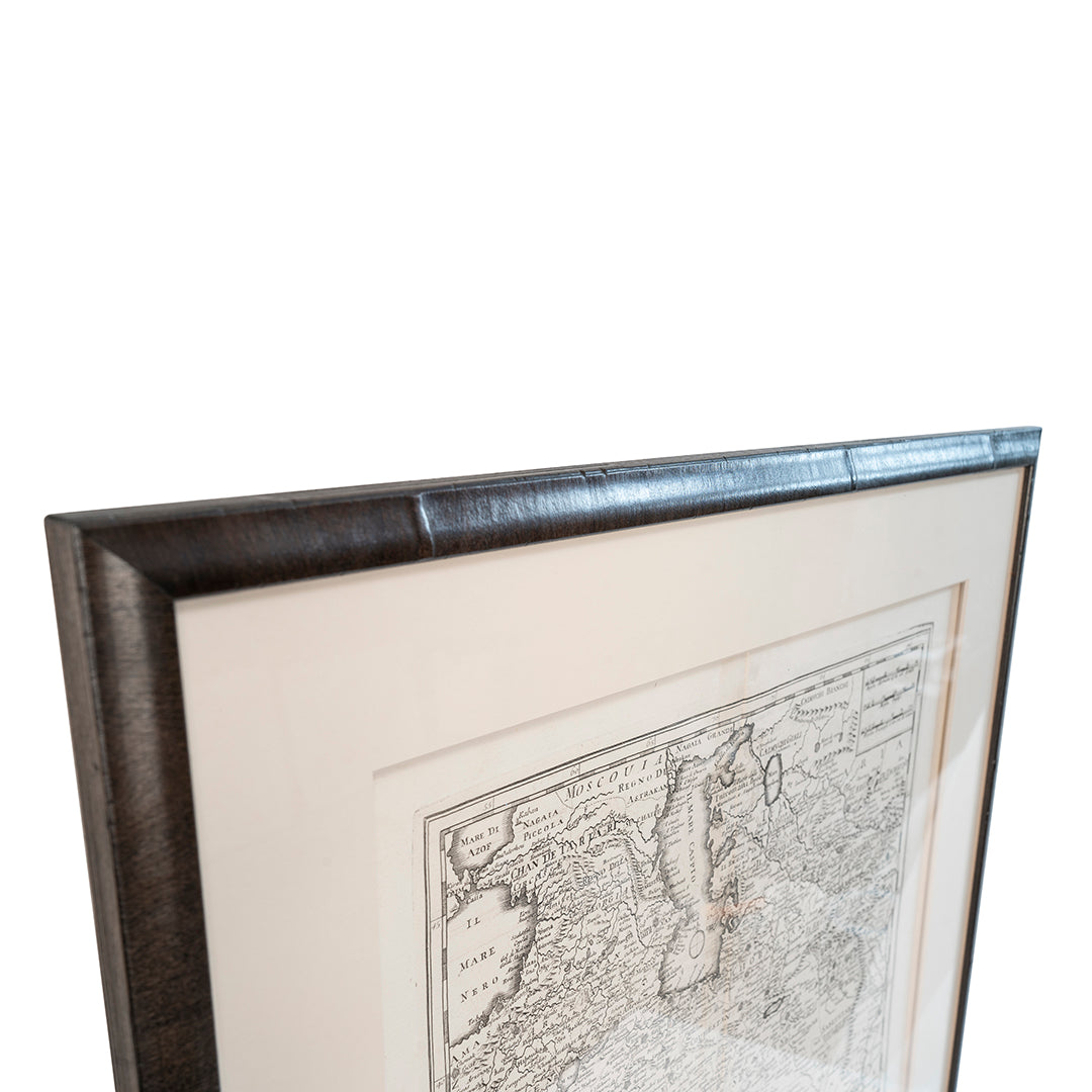 1740 Copper Engraved Map of The Kingdom of Persia by Isaac Tirion