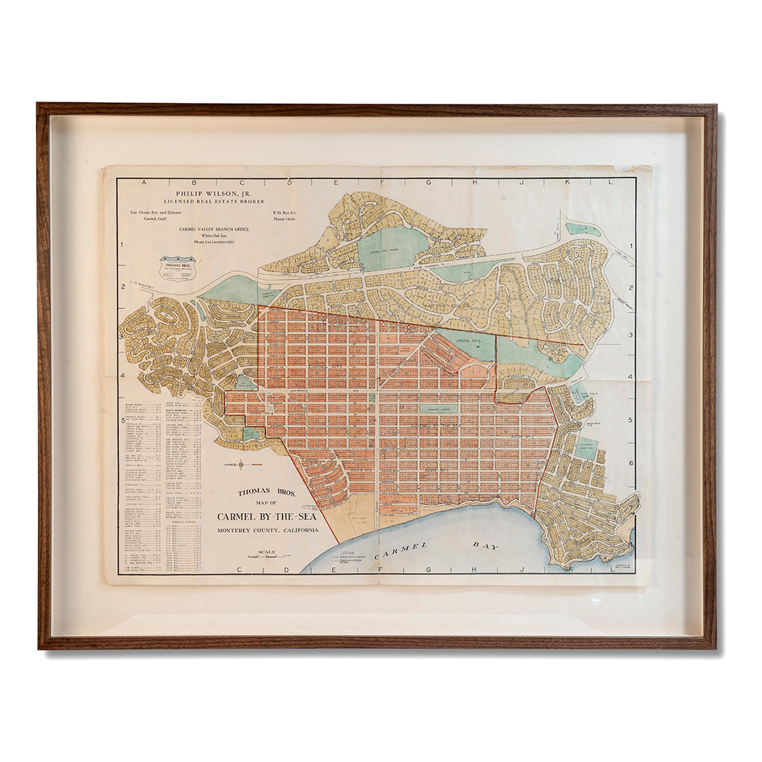 1921 Map of Carmel by the Sea