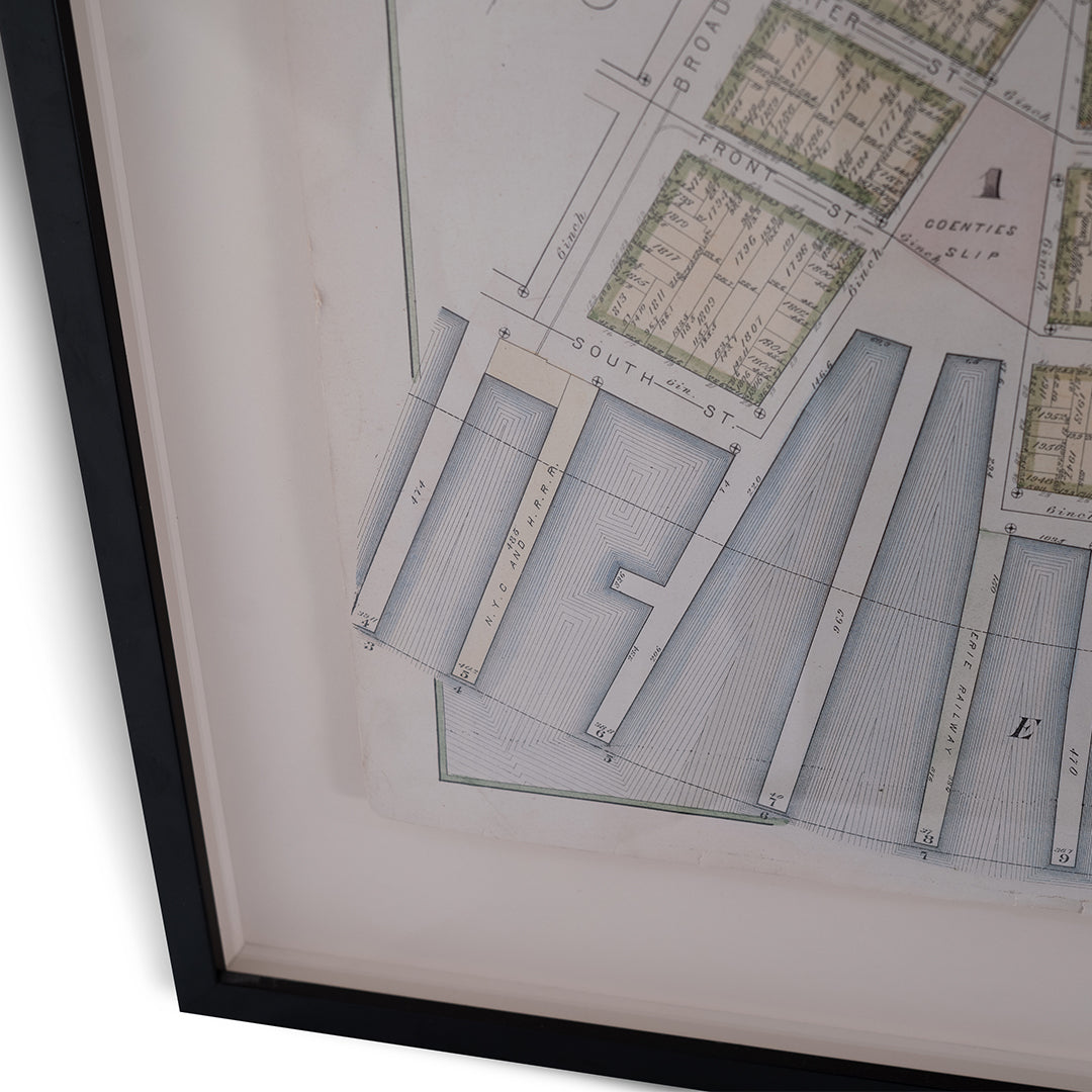1879 New York City Wards 1 & 2 Map by Bromley