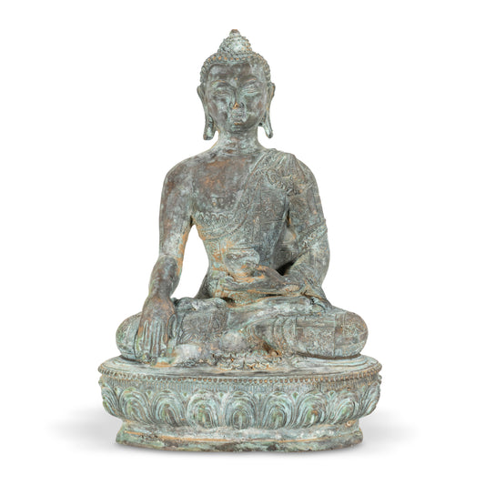 Antique Bronze Nepali Buddha